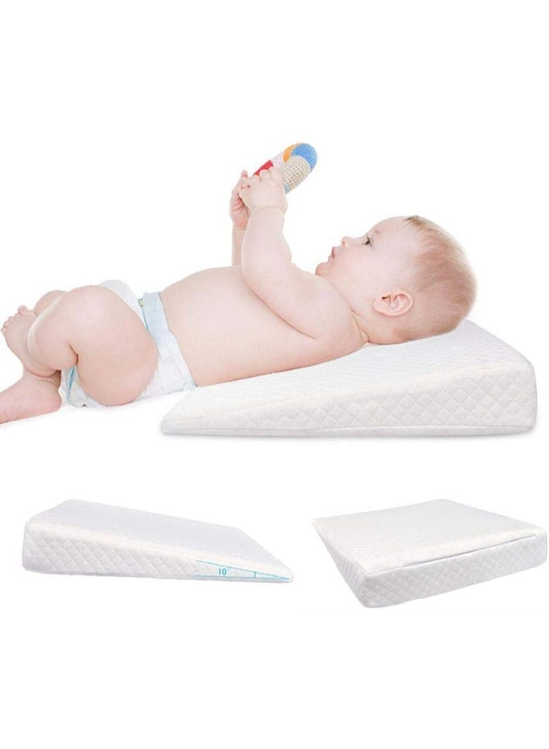 Y&D Bassinet Baby Wedge Pillow Pram Cot Bed Acid Reflux Colic Congestion, Helps Sleeping, Feeding, Baby Anti Baby Spit Milk Nursing - Image 1